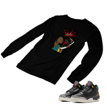Load image into Gallery viewer, Jordan 3 Animal Matching Custom Designed Long Sleeve T shirt JD 3-11-11 - 80JD3-11-L-11b