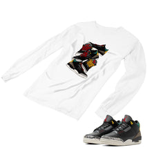 Load image into Gallery viewer, Jordan 3 Animal Matching Custom Designed Long Sleeve T shirt JD 3-11-13 - 80JD3-11-L-13a