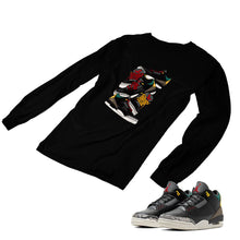 Load image into Gallery viewer, Jordan 3 Animal Matching Custom Designed Long Sleeve T shirt JD 3-11-13 - 80JD3-11-L-13b