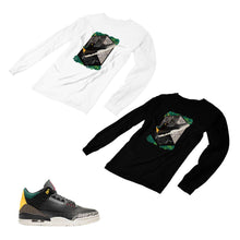 Load image into Gallery viewer, Jordan 3 Animal Matching Custom Designed Long Sleeve T shirt JD 3-11-17 - 80JD3-11-L-17