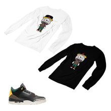 Load image into Gallery viewer, Jordan 3 Animal Matching Custom Designed Long Sleeve T shirt JD 3-11-4 - 80JD3-11-L-4