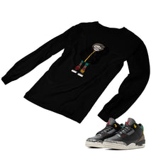 Load image into Gallery viewer, Jordan 3 Animal Matching Custom Designed Long Sleeve T shirt JD 3-11-5 - 80JD3-11-L-5b