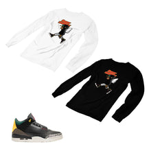 Load image into Gallery viewer, Jordan 3 Animal Matching Custom Designed Long Sleeve T shirt JD 3-11-7 - 80JD3-11-L-7