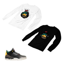 Load image into Gallery viewer, Jordan 3 Animal Matching Custom Designed Long Sleeve T shirt JD 3-11-9 - 80JD3-11-L-9