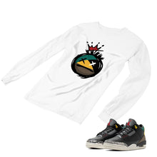 Load image into Gallery viewer, Jordan 3 Animal Matching Custom Designed Long Sleeve T shirt JD 3-11-9 - 80JD3-11-L-9a