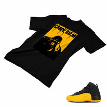 Load image into Gallery viewer, Jordan 12 University Gold Matching Custom Designed T shirt JD 12-17-2 - JD12-17-2b