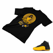 Load image into Gallery viewer, Jordan 12 University Gold Matching Custom Designed T shirt JD 12-17-5 - JD12-17-5b