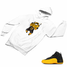 Load image into Gallery viewer, Jordan 12 University Gold Matching Custom Designed Hoodies JD 12-17-15 - JD12-17-H-15a