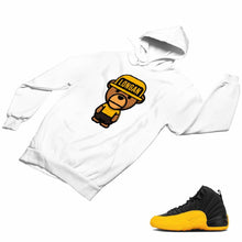 Load image into Gallery viewer, Jordan 12 University Gold Matching Custom Designed Hoodies JD 12-17-17 - JD12-17-H-17a
