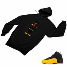 Load image into Gallery viewer, Jordan 12 University Gold Matching Custom Designed Hoodies JD 12-17-21 - JD12-17-H-21b
