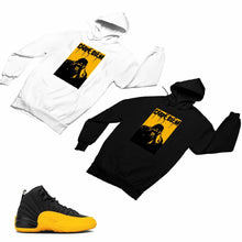 Load image into Gallery viewer, Jordan 12 University Gold Matching Custom Designed Hoodies JD 12-17-2 - JD12-17-H-2