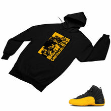 Load image into Gallery viewer, Jordan 12 University Gold Matching Custom Designed Hoodies JD 12-17-7 - JD12-17-H-7b