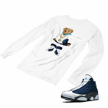 Load image into Gallery viewer, Jordan 13 flint grey Matching Custom Designed Long Sleeve T shirt JD 13-18-11 - JD13-18-L-11a