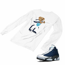 Load image into Gallery viewer, Jordan 13 flint grey Matching Custom Designed Long Sleeve T shirt JD 13-18-12 - JD13-18-L-12a