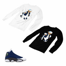 Load image into Gallery viewer, Jordan 13 flint grey Matching Custom Designed Long Sleeve T shirt JD 13-18-14 - JD13-18-L-14