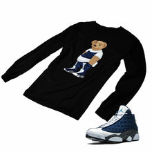 Load image into Gallery viewer, Jordan 13 flint grey Matching Custom Designed Long Sleeve T shirt JD 13-18-15 - JD13-18-L-15b