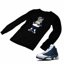 Load image into Gallery viewer, Jordan 13 flint grey Matching Custom Designed Long Sleeve T shirt JD 13-18-16 - JD13-18-L-16b