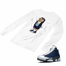 Load image into Gallery viewer, Jordan 13 flint grey Matching Custom Designed Long Sleeve T shirt JD 13-18-17 - JD13-18-L-17a