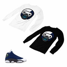 Load image into Gallery viewer, Jordan 13 flint grey Matching Custom Designed Long Sleeve T shirt JD 13-18-8 - JD13-18-L-8