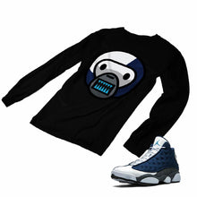 Load image into Gallery viewer, Jordan 13 flint grey Matching Custom Designed Long Sleeve T shirt JD 13-18-8 - JD13-18-L-8b