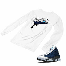 Load image into Gallery viewer, Jordan 13 flint grey Matching Custom Designed Long Sleeve T shirt JD 13-18-9 - JD13-18-L-9a