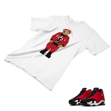 Load image into Gallery viewer, Jordan 14 Retro Gym Red Matching Custom Designed T shirt JD 14-7-16 - JD14-7-16a
