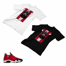 Load image into Gallery viewer, Jordan 14 Retro Gym Red Matching Custom Designed T shirt JD 14-7-21 - JD14-7-21