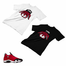 Load image into Gallery viewer, Jordan 14 Retro Gym Red Matching Custom Designed T shirt JD 14-7-3 - JD14-7-3