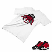 Load image into Gallery viewer, Jordan 14 Retro Gym Red Matching Custom Designed T shirt JD 14-7-3 - JD14-7-3a