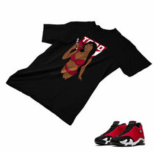 Load image into Gallery viewer, Jordan 14 Retro Gym Red Matching Custom Designed T shirt JD 14-7-7 - JD14-7-7b