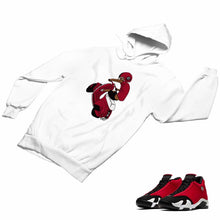 Load image into Gallery viewer, Jordan 14 Retro Gym Red Matching Custom Designed Hoodies JD 14-7-10 - JD14-7-H-10a