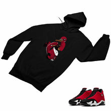 Load image into Gallery viewer, Jordan 14 Retro Gym Red Matching Custom Designed Hoodies JD 14-7-10 - JD14-7-H-10b