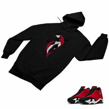 Load image into Gallery viewer, Jordan 14 Retro Gym Red Matching Custom Designed Hoodies JD 14-7-12 - JD14-7-H-12b