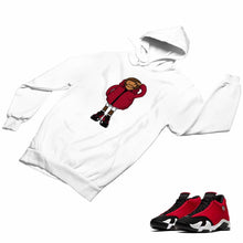 Load image into Gallery viewer, Jordan 14 Retro Gym Red Matching Custom Designed Hoodies JD 14-7-13 - JD14-7-H-13a