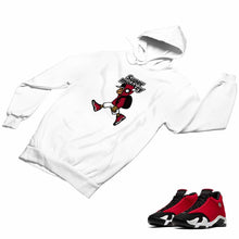 Load image into Gallery viewer, Jordan 14 Retro Gym Red Matching Custom Designed Hoodies JD 14-7-14 - JD14-7-H-14a