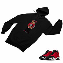 Load image into Gallery viewer, Jordan 14 Retro Gym Red Matching Custom Designed Hoodies JD 14-7-17 - JD14-7-H-17b