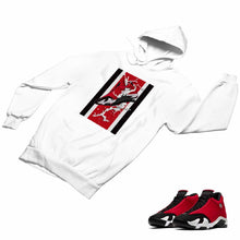 Load image into Gallery viewer, Jordan 14 Retro Gym Red Matching Custom Designed Hoodies JD 14-7-20 - JD14-7-H-20a