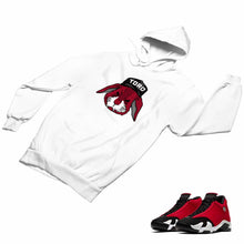 Load image into Gallery viewer, Jordan 14 Retro Gym Red Matching Custom Designed Hoodies JD 14-7-3 - JD14-7-H-3a