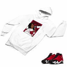 Load image into Gallery viewer, Jordan 14 Retro Gym Red Matching Custom Designed Hoodies JD 14-7-5 - JD14-7-H-5a