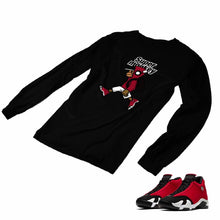 Load image into Gallery viewer, Jordan 14 Retro Gym Red Matching Custom Long Sleeve T shirt JD 14-7-14 - JD14-7-L-14b