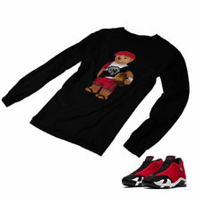 Load image into Gallery viewer, Jordan 14 Retro Gym Red Matching Custom Long Sleeve T shirt JD 14-7-18 - JD14-7-L-18b