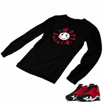 Load image into Gallery viewer, Jordan 14 Retro Gym Red Matching Custom Long Sleeve T shirt JD 14-7-1 - JD14-7-L-1b