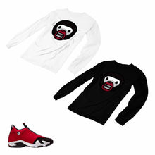 Load image into Gallery viewer, Jordan 14 Retro Gym Red Matching Custom Long Sleeve T shirt JD 14-7-2 - JD14-7-L-2