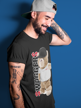 Load image into Gallery viewer, Bear Swaggers T-Shirt - Air Jordan 1 Smoke Grey - air-jordan-1-smoke-grey-og-retro-sneaker-match-tees-bear-swagger-black-shirt-3