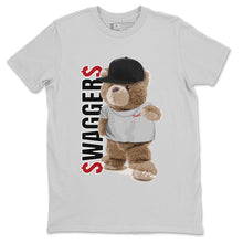 Load image into Gallery viewer, Bear Swaggers T-Shirt - Air Jordan 1 Smoke Grey - air-jordan-1-smoke-grey-og-retro-sneaker-match-tees-bear-swagger-silver-shirt-2