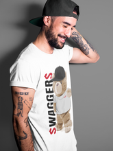 Load image into Gallery viewer, Bear Swaggers T-Shirt - Air Jordan 1 Smoke Grey - air-jordan-1-smoke-grey-og-retro-sneaker-match-tees-bear-swagger-white-shirt-3