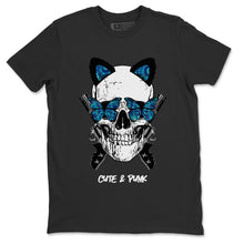 Load image into Gallery viewer, Cute & Punk T-Shirt - Air Jordan 1 Tie-Dye - air-jordan-1-tie-dye-pattern-sneaker-match-t-shirt-cute-and-punk-black-tee-2