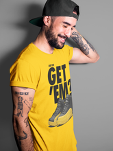 Load image into Gallery viewer, Did You Get Em T-Shirt - Air Jordan 12 University Gold - air-jordan-12-university-gold-sneaker-match-tees-did-you-get-em-gold-shirt-3