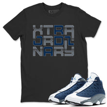 Load image into Gallery viewer, Extra Ordinary T-Shirt - Air Jordan 13 Flint - air-jordan-13-flint-grey-matching-t-shirt-extra-ordinary-black-tee_7e655842-fed9-4264-9a0b-3f1bbc85c428