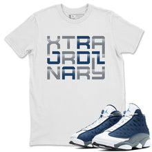 Load image into Gallery viewer, Extra Ordinary T-Shirt - Air Jordan 13 Flint - air-jordan-13-flint-grey-matching-t-shirt-extra-ordinary-white-tee_7383d864-64c5-4fa8-821e-0ca7cfa90e29